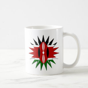 Mug Un Motif kenyan dynamique : un art 18 étoiles