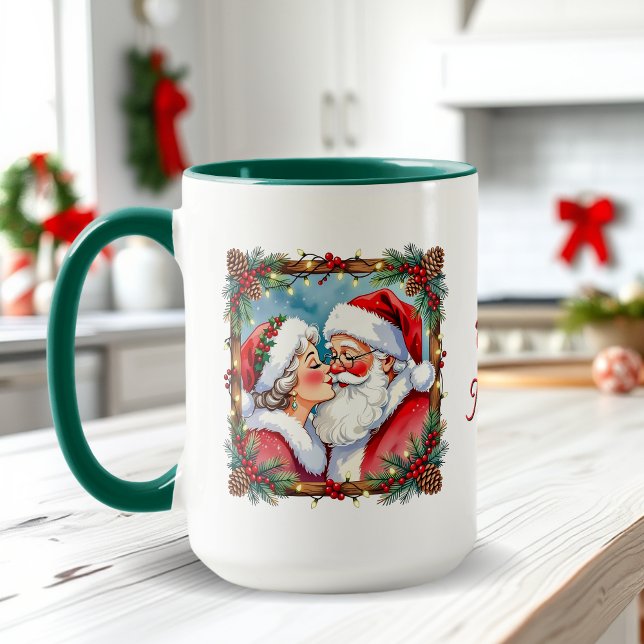 Mug Un Noël sucré à l'ancienne | M. et Mme Claus (Créateur téléchargé)