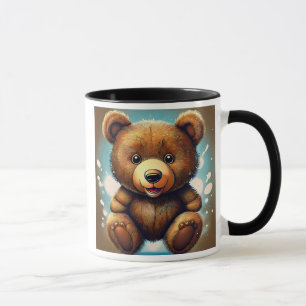 Mug Un nounours très mignon en peluche.