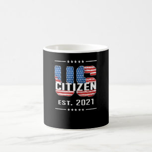 Mug Un nouveau cadeau citoyen américain à la citoyen