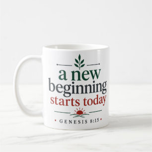 Mug Un nouveau départ commence aujourd'hui Inspiration