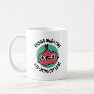 Mug Un Nouveau Pun D'Oignon Pour Pleurer Un Pun De Veg