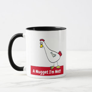 Mug Un Nugget que je ne suis pas ! Végétarien