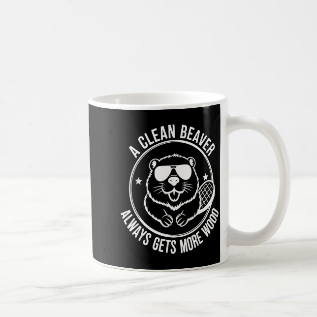 Mug Un ours propre obtient toujours plus de bois (Droite)