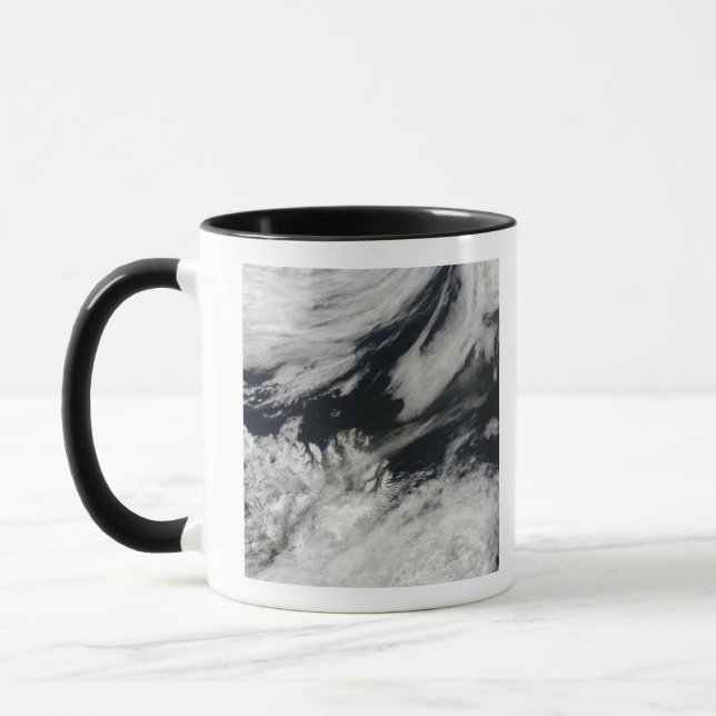 Mug Un panache gris pâle souffle du sommet (Gauche)