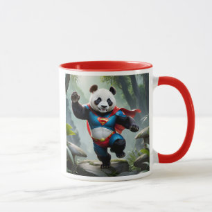 Mug Un panda héro courageux.
