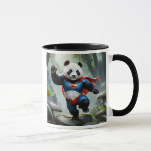 Mug Un panda super héros.