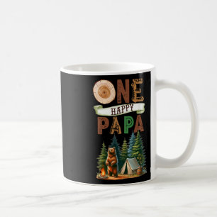 Mug Un Papa campeur heureux premier anniversaire ours