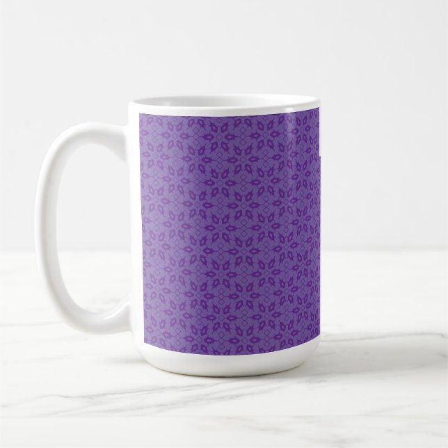 Mug Un papier d'emballage blanc avec un motif extensib (Gauche)