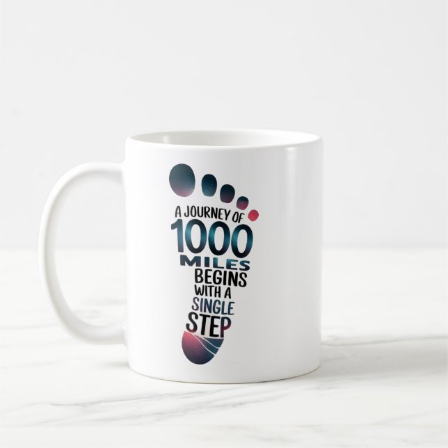 Mug "Un pas vers mille milles" (Gauche)