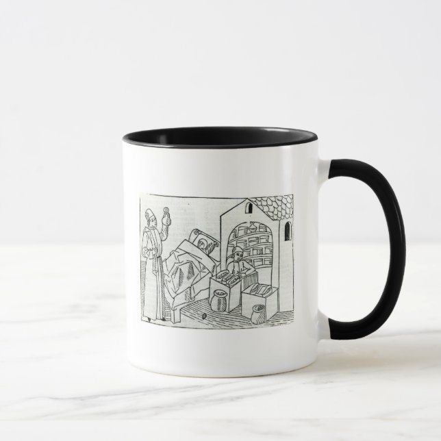 Mug Un patient avec un médecin et un pharmacien (Droite)