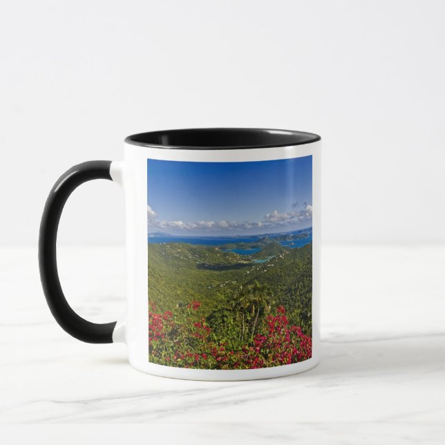 Mug Un paysage de Cruse Bay, St. John Îles Vierges amé (Gauche)