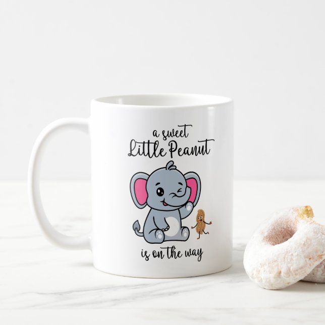 Mug Un Petit Arachide Douce En Chemin Nouveau Cool Béb (Avec donut)