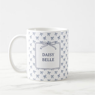 Mug Un petit bébé bleu jean noeud papillon coquette