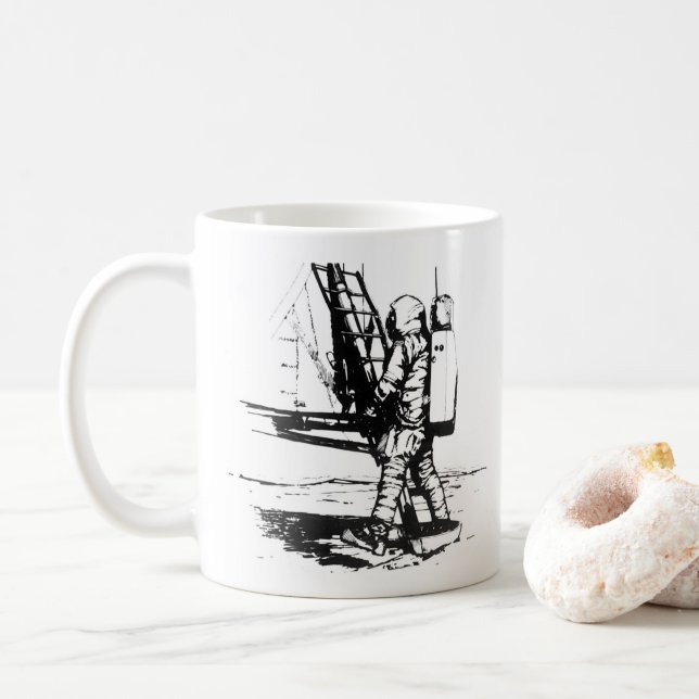 Mug Un Petit Pas Apollo 11 Lune Atterrissage (Avec donut)