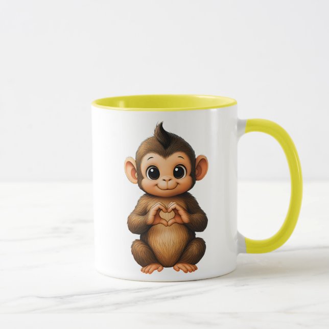 Mug Un petit singe qui vous aime (Droite)