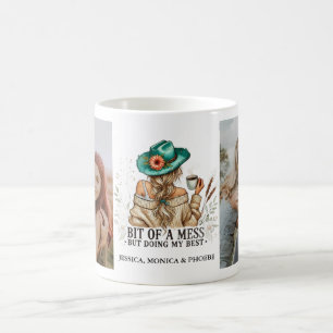 Mug "Un peu de désordre mais faire de mon mieux" Photo