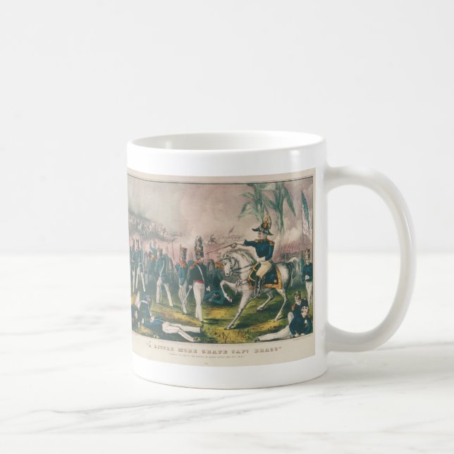 Mug Un peu plus de guerre mexicaine de capitaine Bragg (Droite)