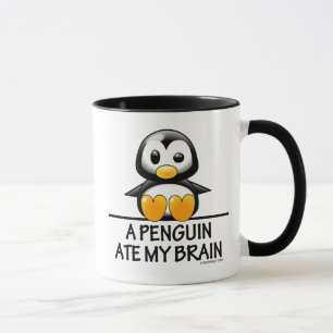 Mug Un pingouin a mangé mon cerveau