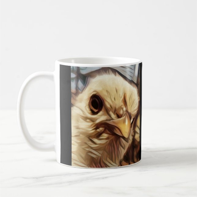 Mug Un poussin de regard très fâché (Gauche)