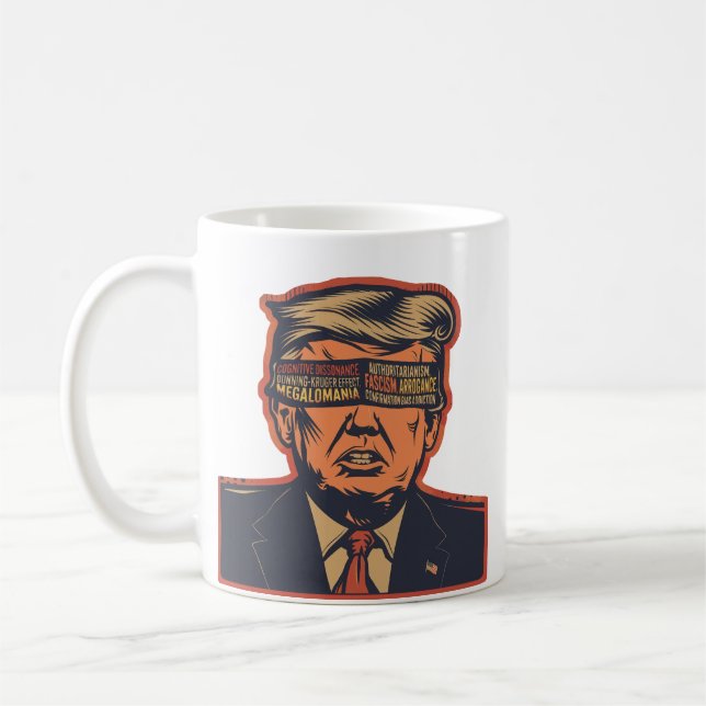 Mug Un président aveuglé par les problèmes mentaux (Gauche)