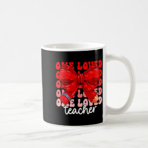 Mug Un professeur aimé cœur mignon Saint-Valentin fill