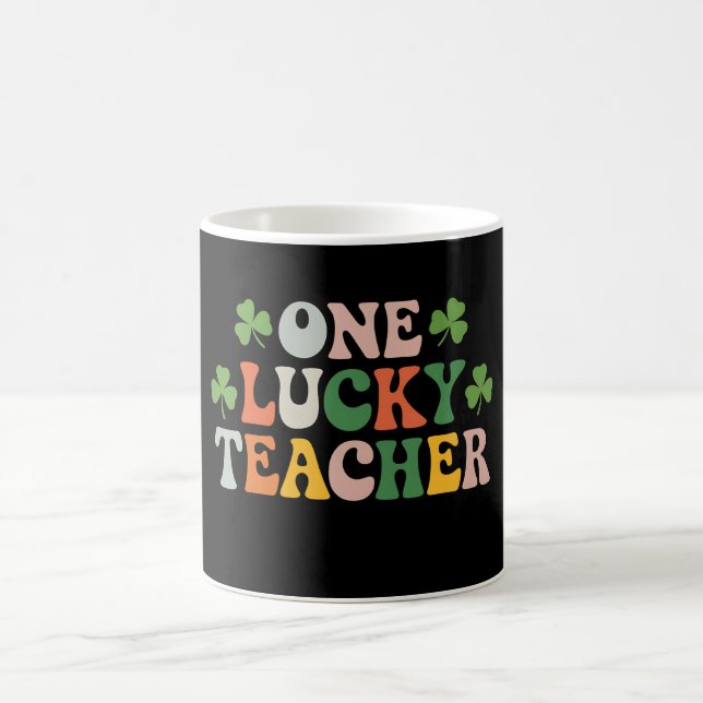 Mug Un professeur chanceux enseignant la Saint-Patrick (Centre)