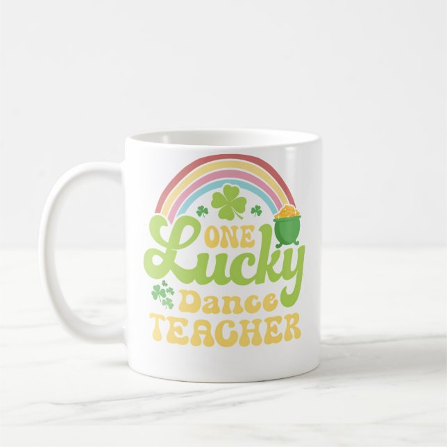 Mug Un professeur de danse chanceux St Patricks Day ar (Gauche)