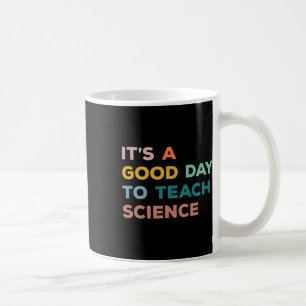 Mug Un Professeur De Sciences Donne Un Bon Jour À L'En