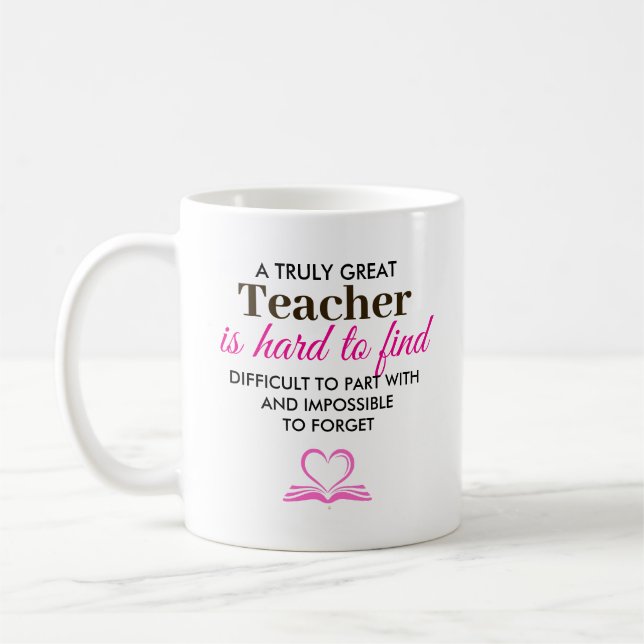 Mug Un professeur vraiment génial – Nom personnalisé (Gauche)