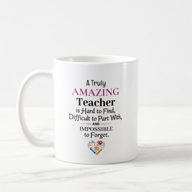 Mug Un professeur vraiment incroyable (Gauche)