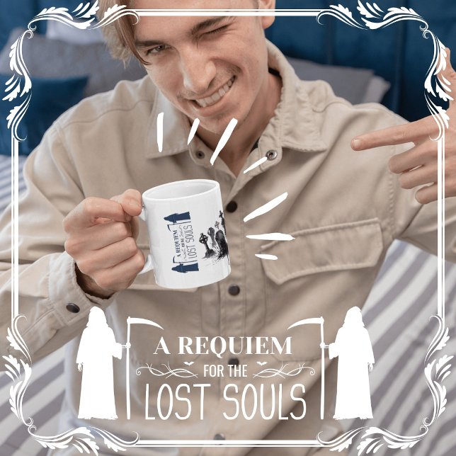 Mug Un requiem pour les âmes perdues (A Requiem for the Lost Souls cover from The Beekeeper Store)
