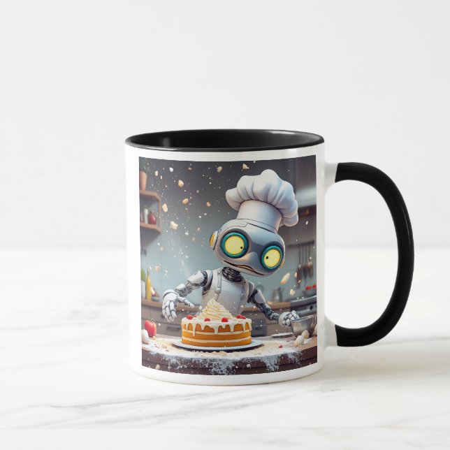 Mug Un robot pâtissier en action. (Droite)