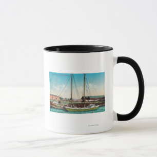 Mug Un schooner ScenePetaluma, CA d'expédition