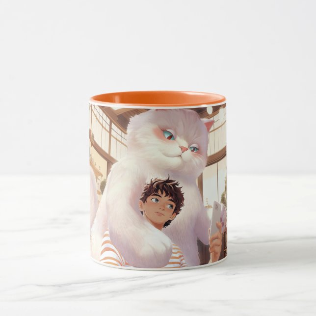 Mug Un selfie avec le géant du fluffy (Centre)