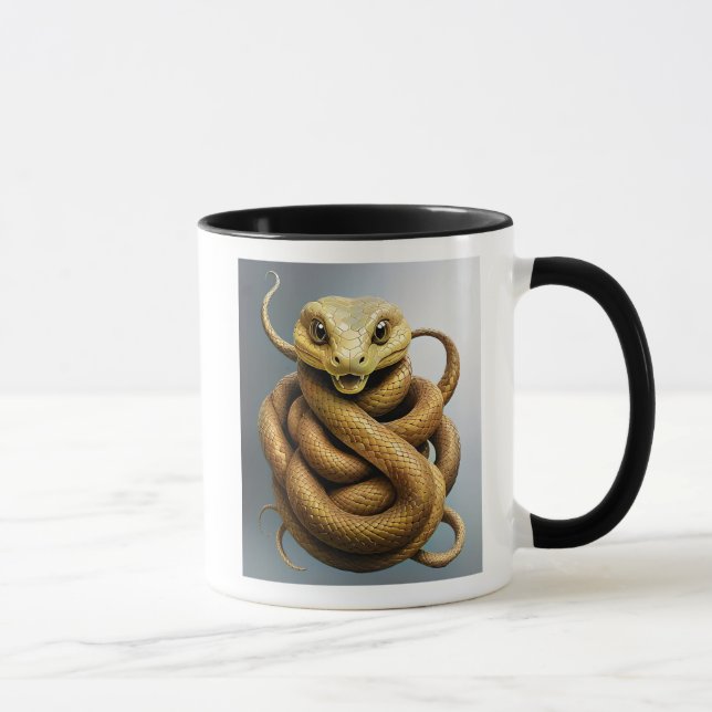 Mug Un serpent majestueux enroulé. (Droite)
