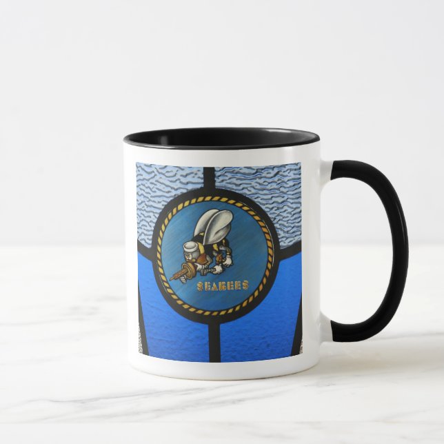 Mug Un seul logo Seabee (Droite)