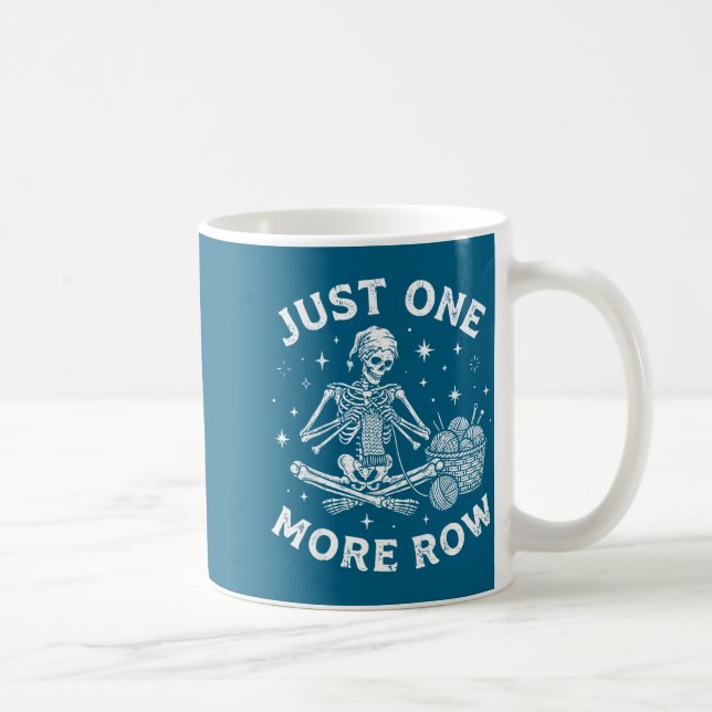 Mug Un seul rang de plus Crochet squelette drôle de cr (Droite)