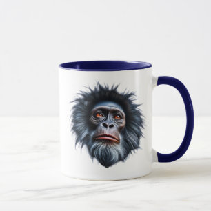 Mug Un singe expressif au regard perçant.