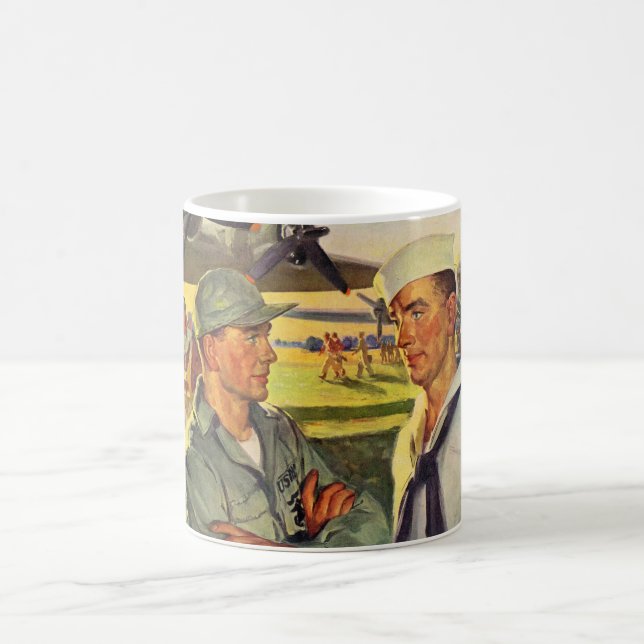 Mug Un soldat de la Seconde Guerre mondiale rencontre  (Centre)