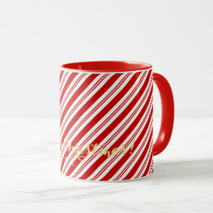 Mug Un Sucre de canne de Noël personnalisé