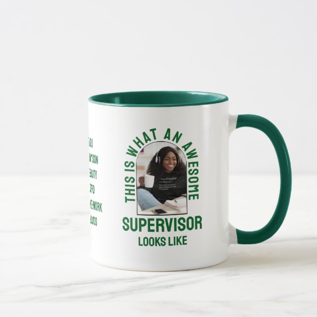 MUG UN SURVEILLANT INCONTOURNABLE RESSEMBLE À UN EMPLO (Droite)