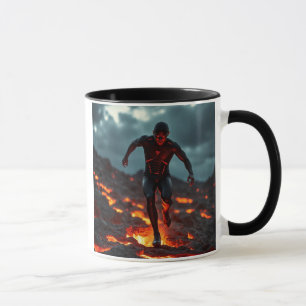 Mug Un terrain volcanique en fusion. 
