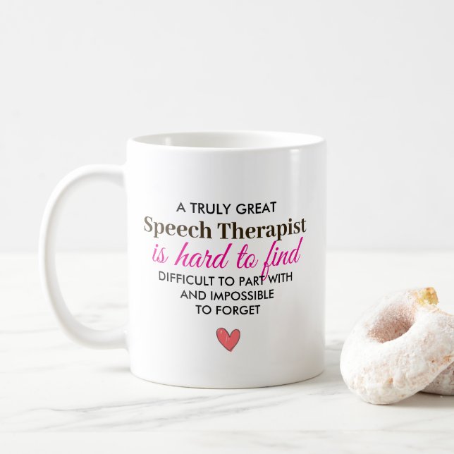 Mug Un thérapeute de la parole vraiment génial – Nom p (Avec donut)