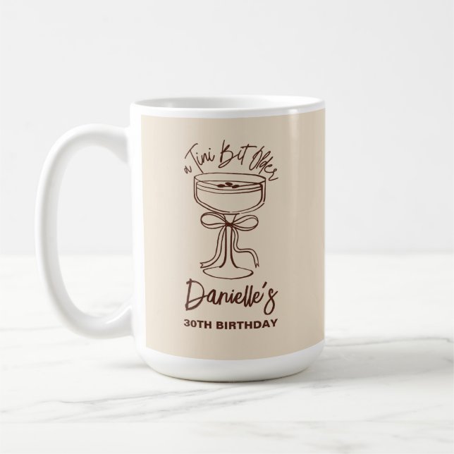 Mug Un Tini Bit plus vieux Espresso Martini 30e annive (Gauche)