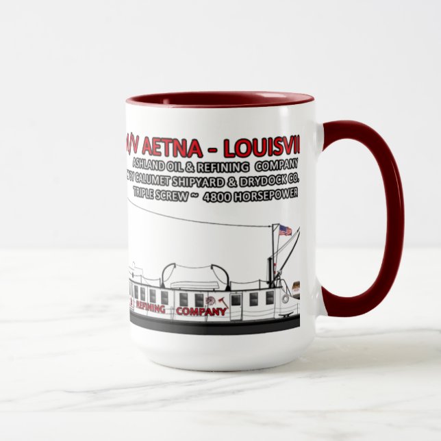 Mug Un towboat appelé Aetna-Louisville (Droite)