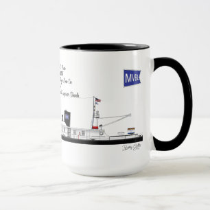Mug Un Towboat appelé Frank C. Rand