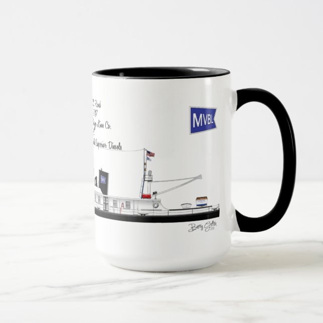 Mug Un Towboat appelé Frank C. Rand (Droite)