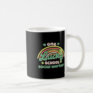 Mug Un travailleur social scolaire chanceux Saint-Patr