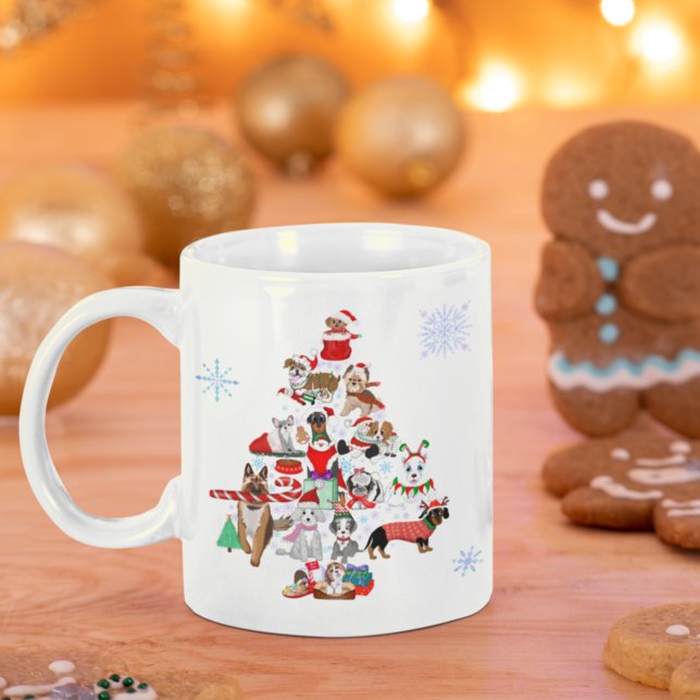 Mug Un très joyeux Noël Doggie (Créateur téléchargé)